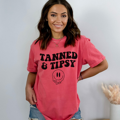 Tanned & Tipsy Graphic Tee