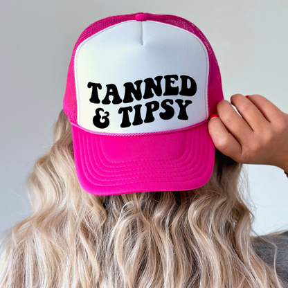 Tanned & Tipsy Trucker Hat